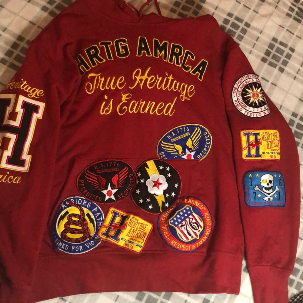 Heritage by America ®️ Red Hoodie